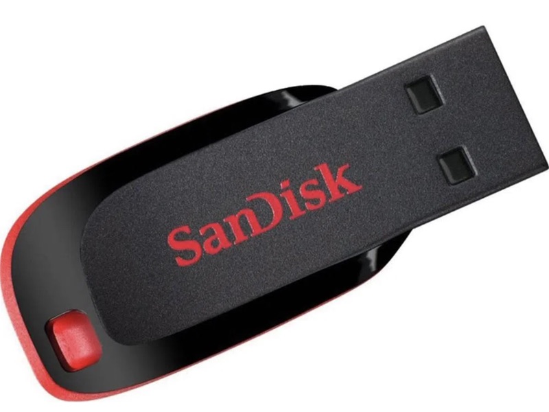 Pen Drive Sandisk USB Cruzer Blade 64 GB Pen Drive Sandisk USB Cruzer Blade 64 GB