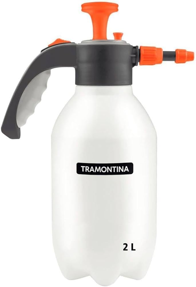 Pulverizador Plástico Manual Tramontina de Compressão Prévia 2 litros