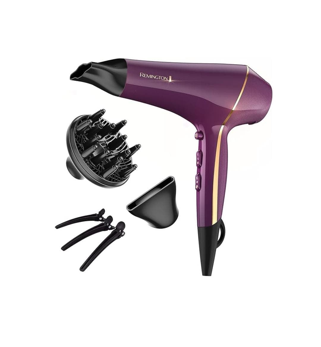 REMINGTON Secador de cabelo Pro com tecnologia térmica avançada Thermaluxe REMINGTON Secador de cabelo Pro com tecnologia térmica avançada Thermaluxe AC9140S