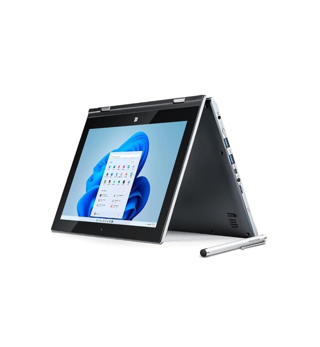 Notebook 2 em 1 Positivo DUO C4128B-1 Intel Celeron 4GB 128GB 11.6 IPS Full HD touch