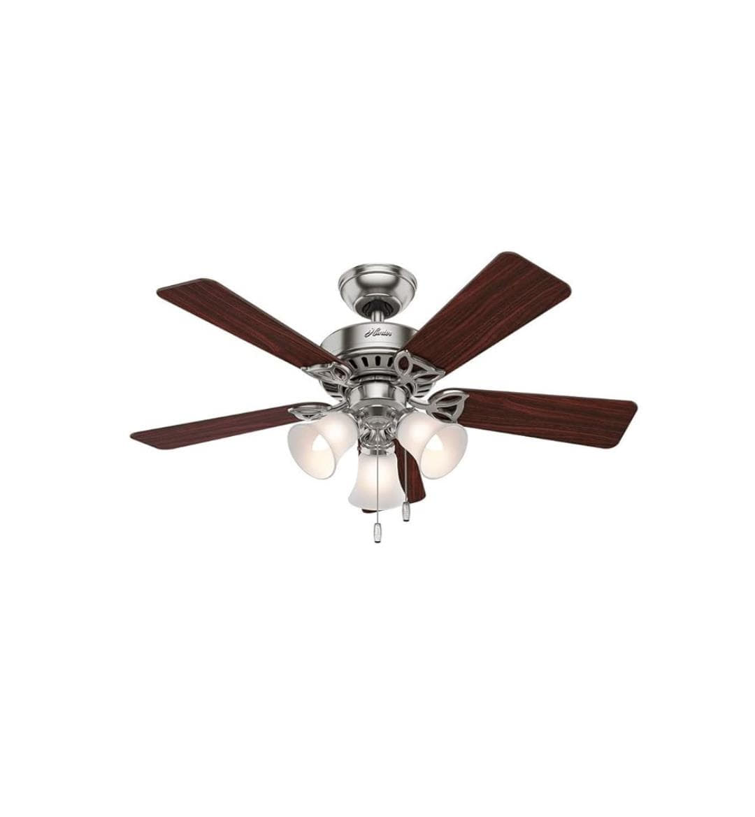 Ventilador de Teto Residencial Beacon Hill Níquel Escovado Hunter Fan