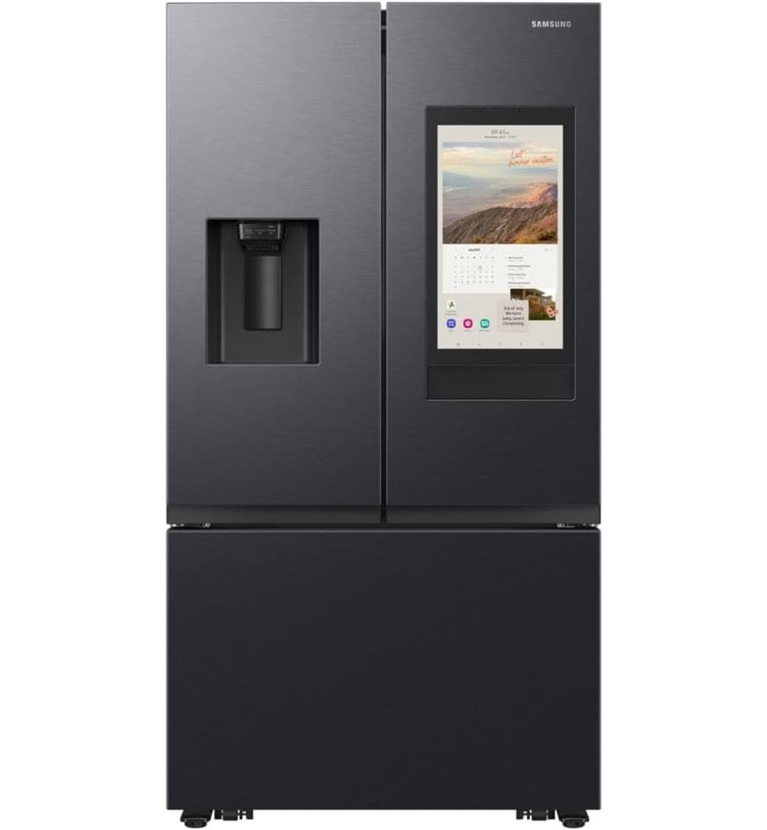 Geladeira Samsung Family Hub French Door RF27 com Soundbar com Dispenser de Água e Gelo 564L Black Inox - 110V Geladeira Samsung Family Hub French Door RF27 com Soundbar com Dispenser de Água e Gelo 564L Black Inox - 110V