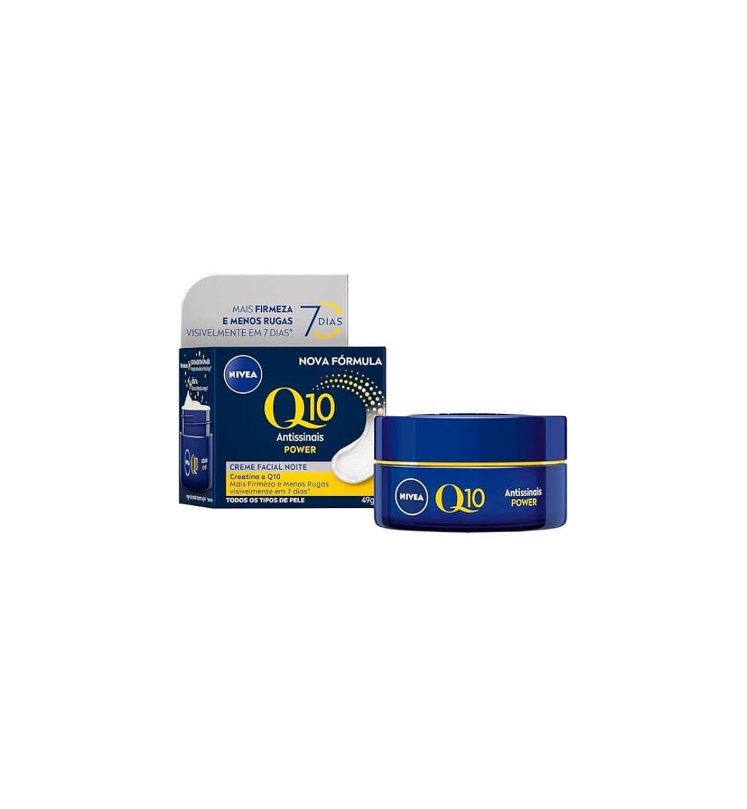 NIVEA Creme Facial Antissinais Noite Q10 Power Plus uso noturno NIVEA Creme Facial Antissinais Noite Q10 Power Plus uso noturno
