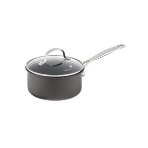Cuisinart Panela clássica antiaderente anodizada de 1,5 l com tampa Cuisinart Panela clássica antiaderente anodizada de 1,5 l com tampa