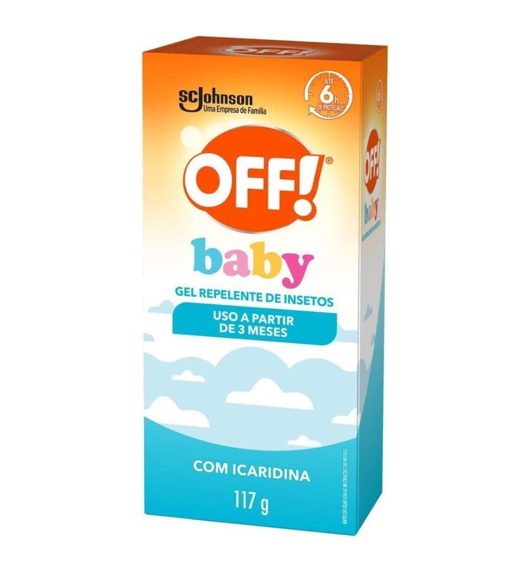OFF Baby Repelente Bebe de Mosquitos e Insetos com Icaridina Gel