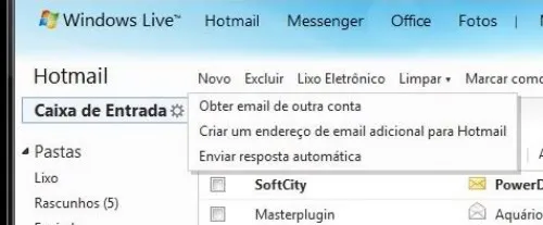 E-Mail temporário no Hotmail