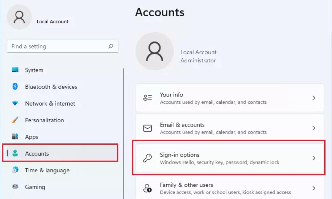 contas windows contas windows